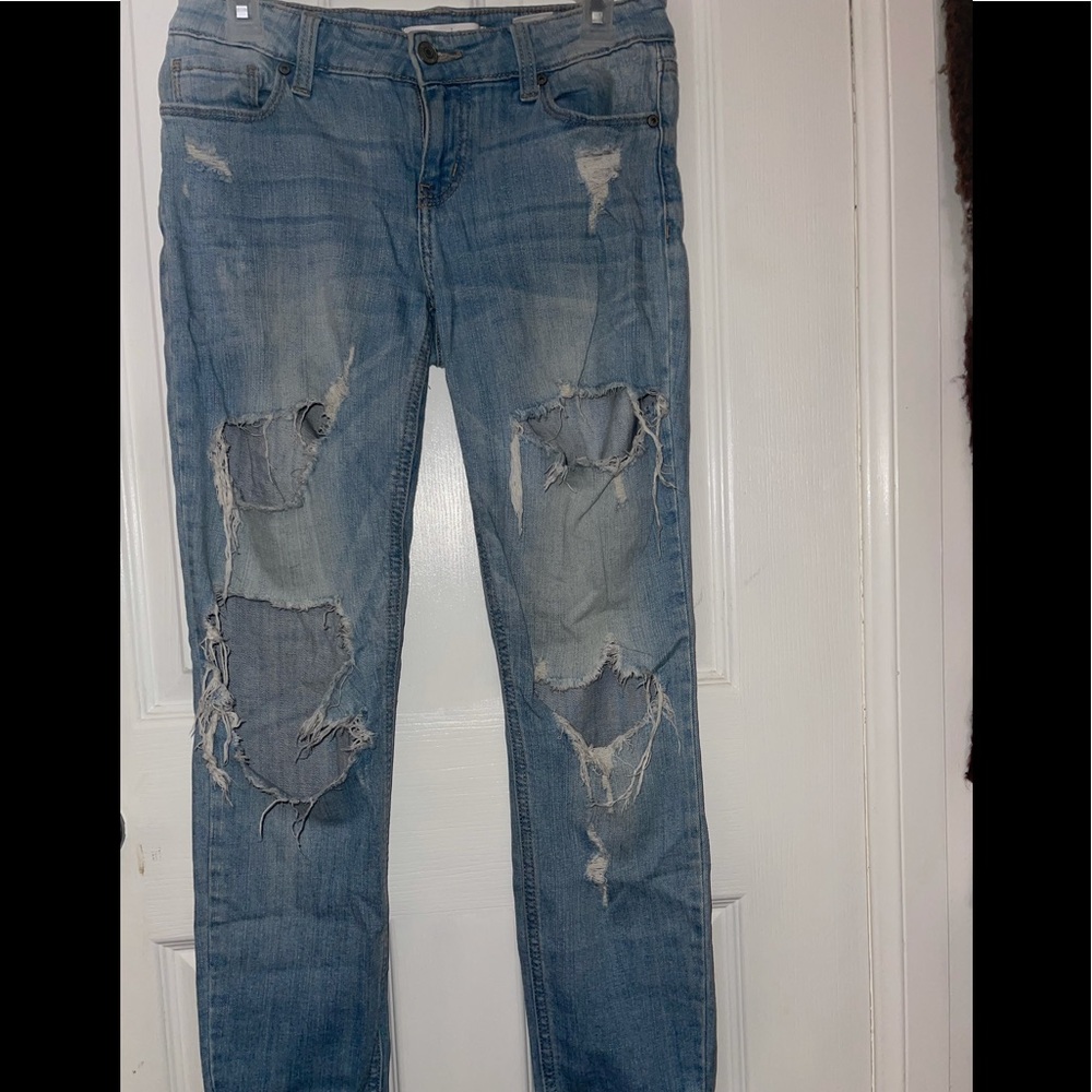 Boyfriend low rise jeans